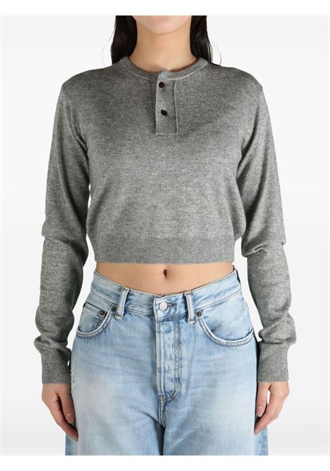 super fine cashmere pullover woman grey AURALEE | A25SP05SCTOP GRAY